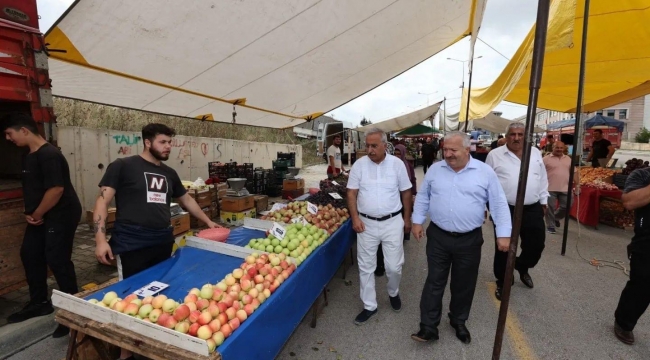 Kirazpınar semt pazarı hizmete girdi