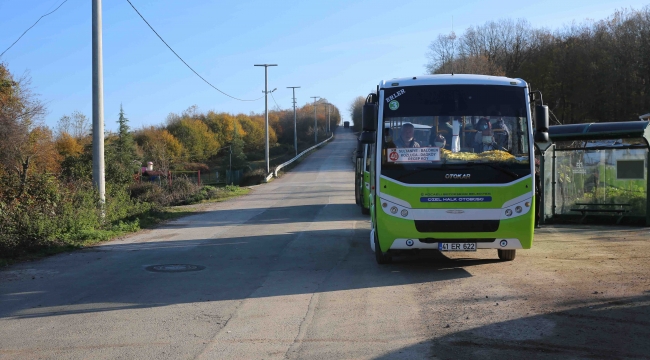 Kırsalda toplu ulaşım hattı 85'e ulaştı