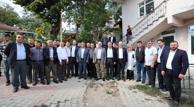 Şeker ve Büyükgöz'den kırsal mahallelerde istişare ziyaretleri