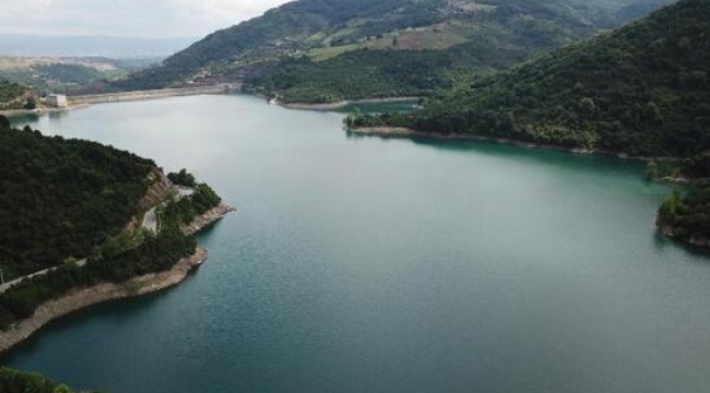 Yuvacık Barajı'nda su seviyesi geriliyor