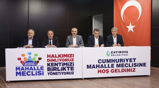 Çayırova'da mahalle danışma meclisleri tamamlandı