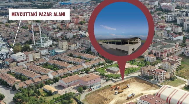 Emek Mahallesi'ne kapalı pazar alanı yapılıyor