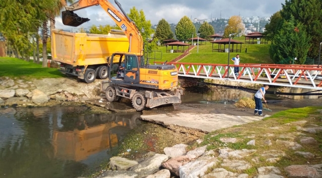 Kocaeli'de dere temizlikleri sürüyor