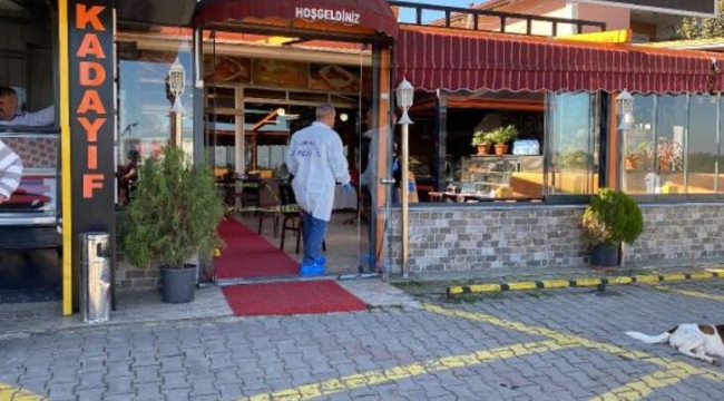 Restaurant sahibini bacaklarından vurdu