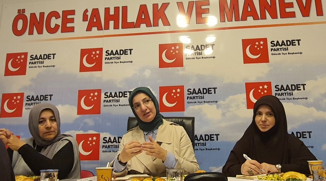 Saadet Partisi Kadın Kolları İlçe Ziyaretlerine başladı