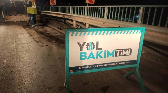 Yol Bakım Timi, canla başla çalışıyor