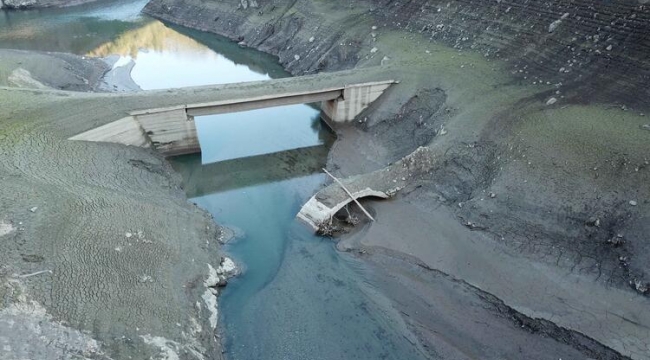 Yuvacık Barajı'nda su seviyesi yüzde 28'e düştü