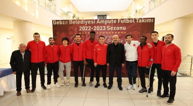 Dünya Şampiyonu Ampute Milli Futbolcular Gebze adına ter dökecek