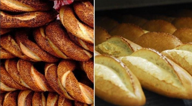 Ekmek ve simit bugün yeni fiyatlarıyla satışa çıktı