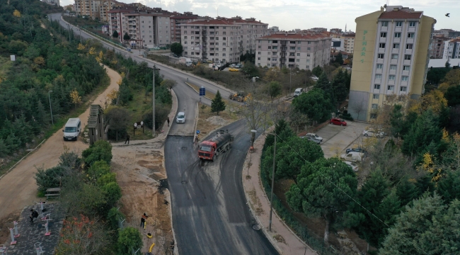 Gebze Dicle Caddesi'nde üstyapı çalışmaları tamamlandı