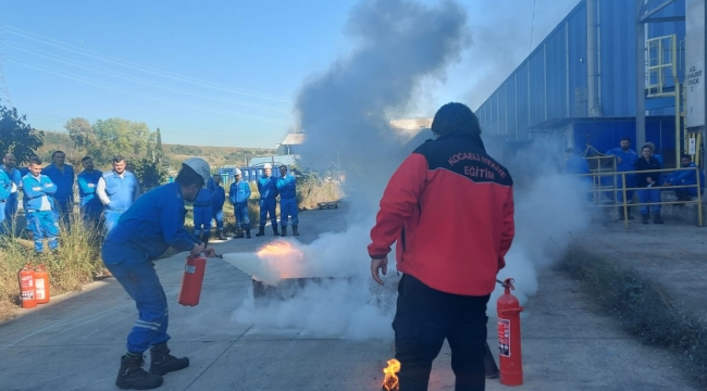 İtfaiyeden Posco Assan'a İRAP kapsamında eğitim  