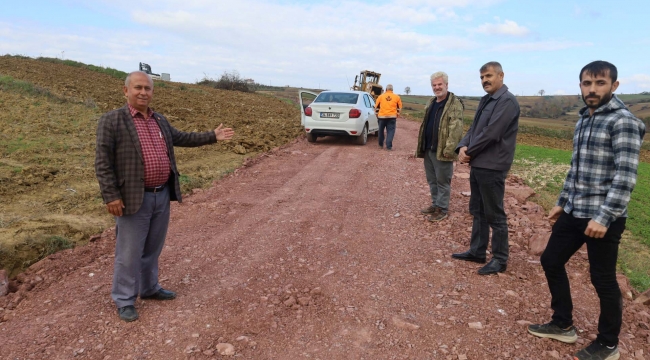 Kırsal mahallelerde tarım arazilerine ulaşım artık çok kolay