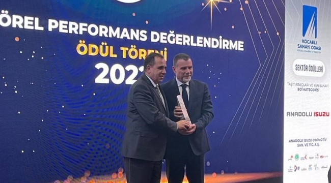 Anadolu Isuzu'ya Kocaeli Sanayi Odası'ndan 'Sektörel Performans' Ödülü