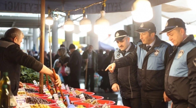 Gebze Zabıtasından pazar denetimleri