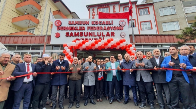 Samsun Kocaeli Dernekleri Federasyonu açıldı