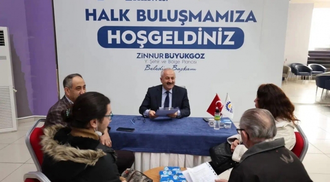 Başkan Büyükgöz Gebzeli hemşerilerini 2023'ün ilk halk buluşmasında ağırladı