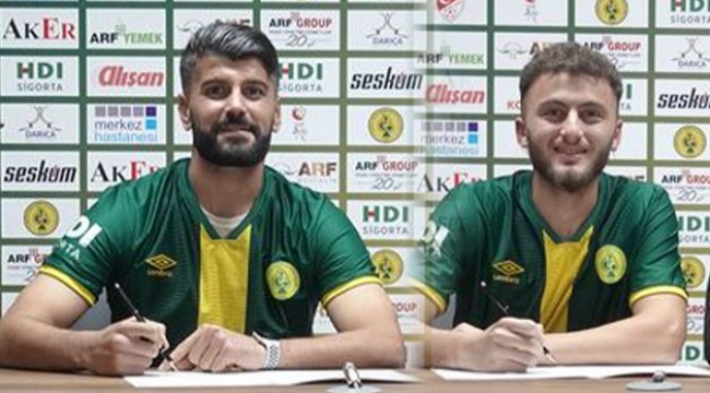 Darıca G.B'den 2 yeni transfer daha!