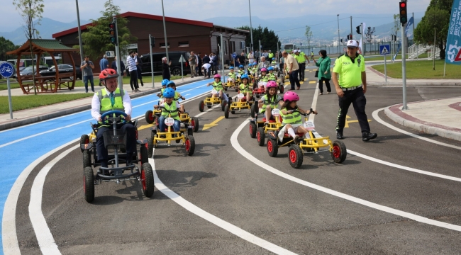 Trafik Eğitim Parkında 4 bin 250 öğrenciye eğitim