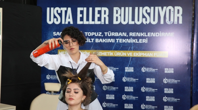 Usta Eller Buluşuyor Mesleki Eğitim Fuarı başladı