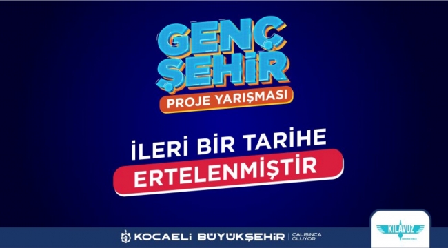 Büyükşehir'in Genç Şehir Proje Yarışması ertelendi