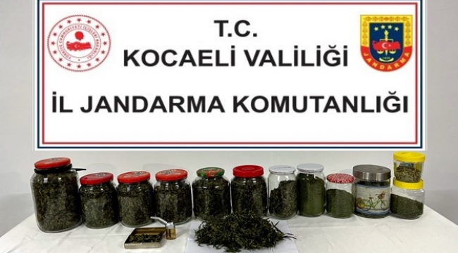 Kocaeli Jandarmadan uyuşturucu operasyonu