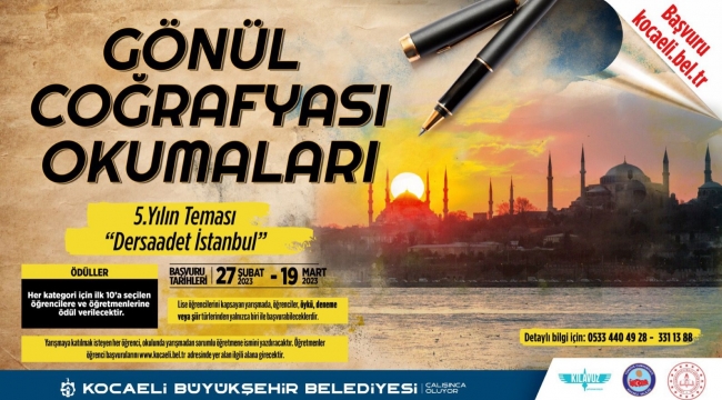 Gençlere Gönül Coğrafyası Okumalarına davet