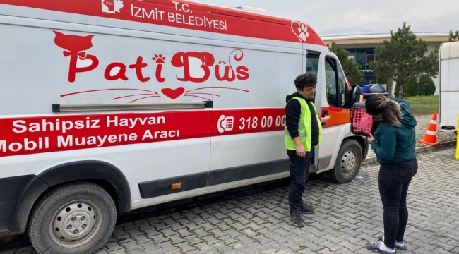 İzmit Belediyesi, deprem bölgesinde can dostlarımızı yalnız bırakmıyor