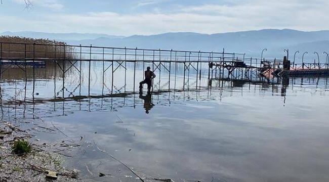 Sapanca Gölü'nde su seviyesi arttı