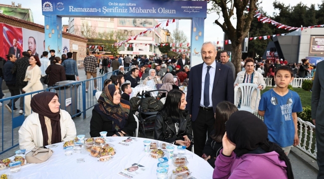 Gebze'de on binleri buluşturan iftar programı