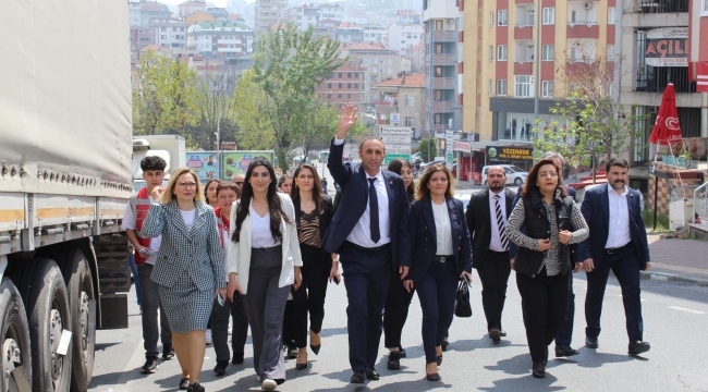 Millet İttifakı Çayırova'da halkın yanında