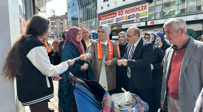 Katırcıoğlu, Darıca'da hem üye yaptı hem destek istedi