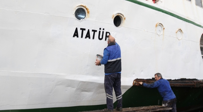 'Atatürk Vapuru' bakıma alındı