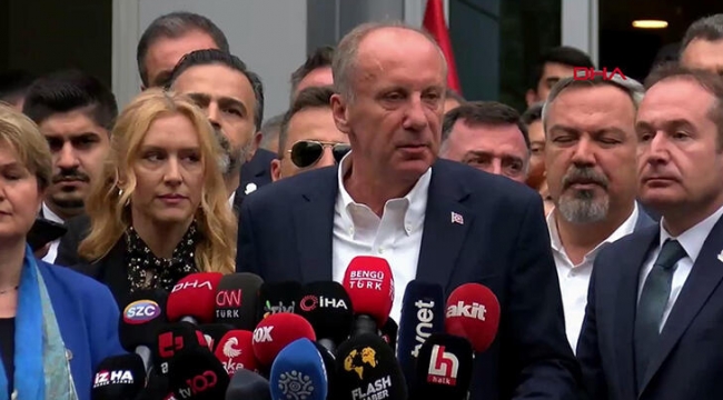 Muharrem İnce adaylıktan çekildi!