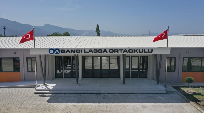 Sabancı Vakfı'ndan Rekor Sürede Hatay'da Okul Açılışı 