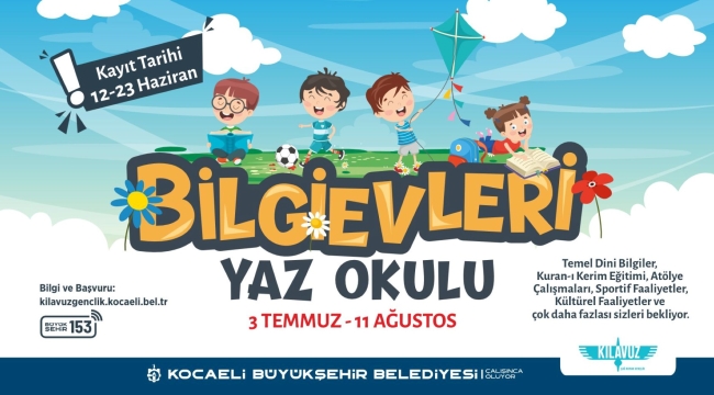 Bilgievleri ve Akademi Lise'de yazın okula gitmek daha da eğlenceli