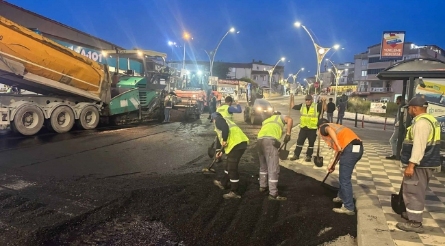 Darıca Lokman Hekim Caddesi'ne aşınma asfaltı yapıldı