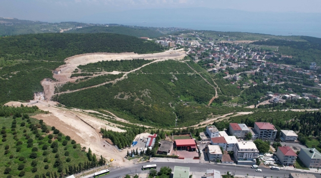 Dilovası Devlet Hastanesi bağlantı yolu ilerliyor