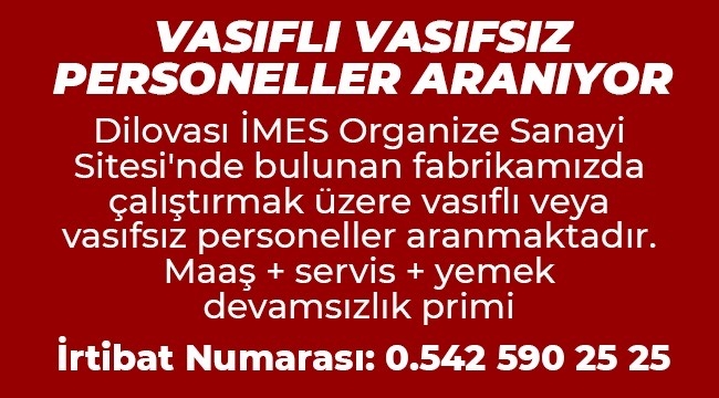 Personel ilanı