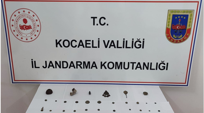 Gebze'de Roma ve Bizans dönemine ait 28 adet tarihi eser ele geçirildi