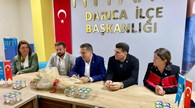 Türkkan'dan İyi Parti Darıca'ya ziyaret