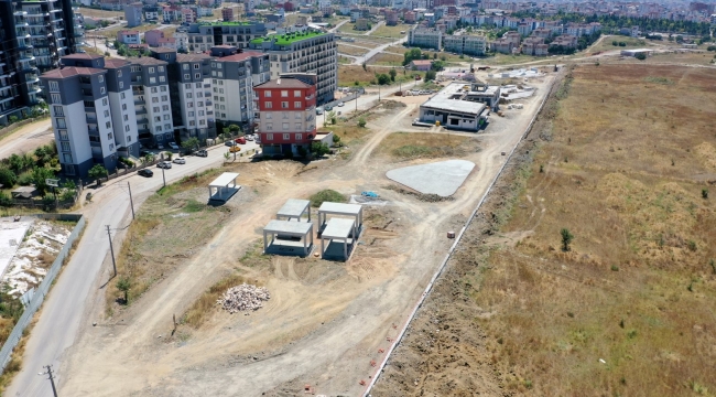 Çayırova Millet Bahçesi tam gaz ilerliyor