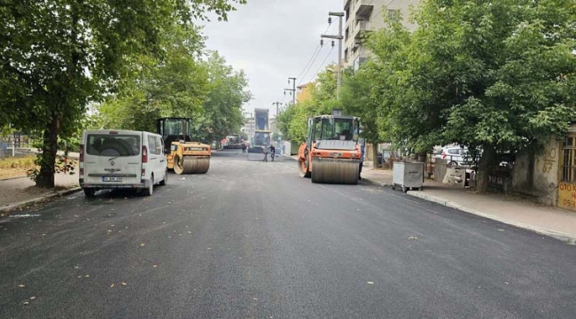 Çayırova Yavuz Sultan Selim Caddesi asfaltlandı