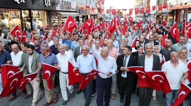 Gebze, 15 Temmuz'da tek yürek oldu