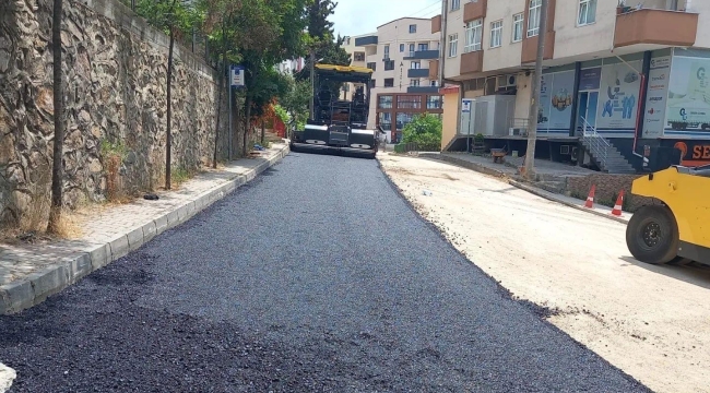 Gebze'nin mahallelerine sıcak asfalt