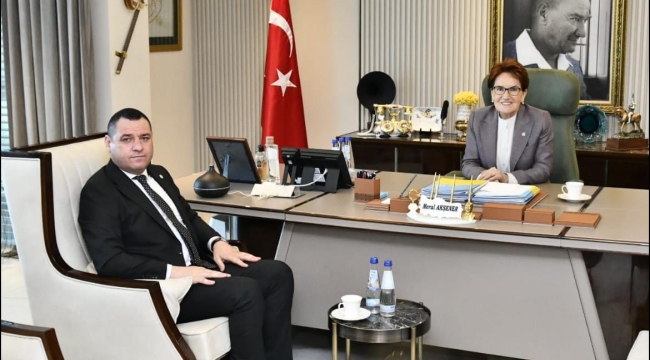 İyi Parti Kocaeli İl Başkanı Nusret Acur, Meral Akşener'i ziyaret etti