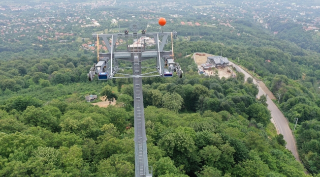 Teleferik'te Derbent İstasyonu tamam