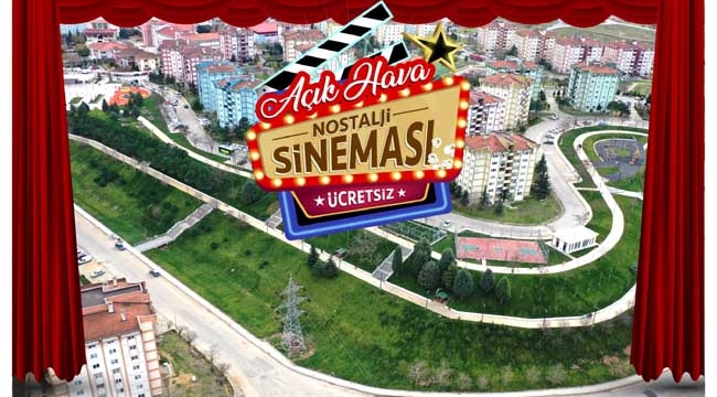 Cumhuriyet Millet Bahçesi'nde açık havada sinema