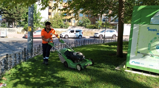 Gebze'de 7/24 park çalışmaları