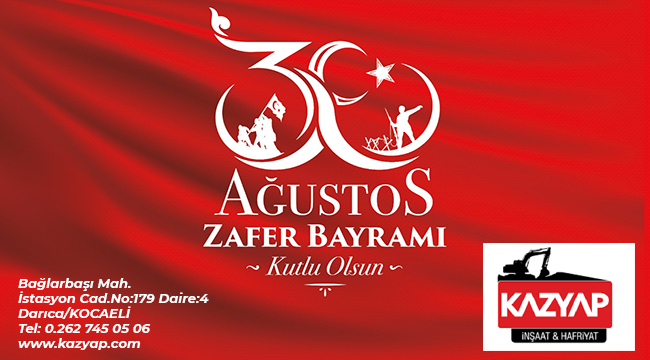 KAZ-YAP 30 Ağustos Zafer Bayramı kutlaması