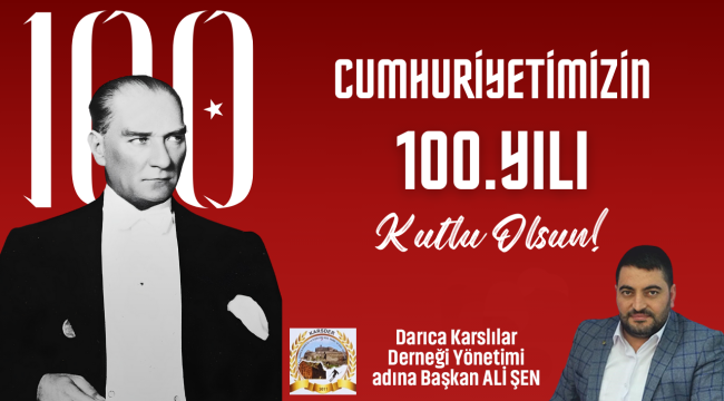 Darıca Karslılar Derneği Yönetimi 29 Ekim Kutlaması